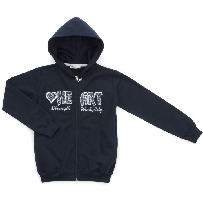 Спортивний костюм дитячий Breeze "HEART" (14631-152G-blue) зображення 2