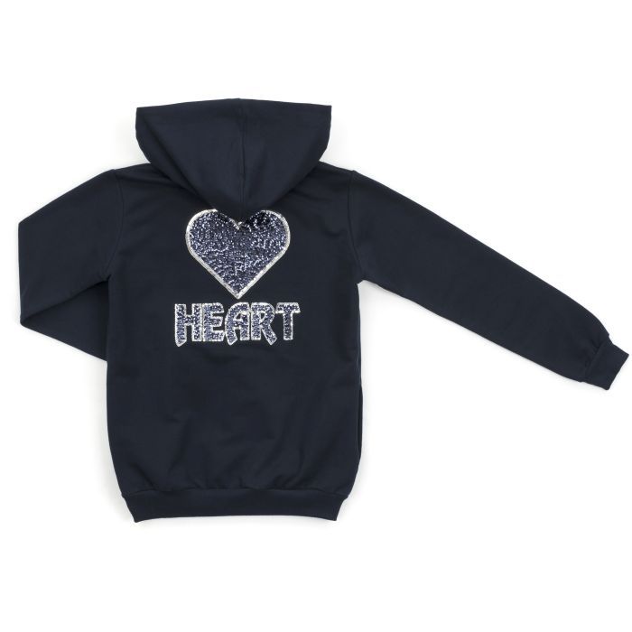 Спортивний костюм дитячий Breeze "HEART" (14631-152G-blue) зображення 5