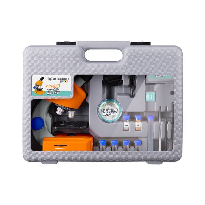 Микроскоп Bresser Junior 40x-640x Orange + кейс (926813) изображение 3