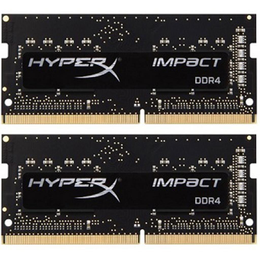 Модуль пам'яті для ноутбука SoDIMM DDR4 32GB (2x16GB) 2666 MHz HyperX Impact Kingston Fury (ex.HyperX) (HX426S16IB2K2/32)