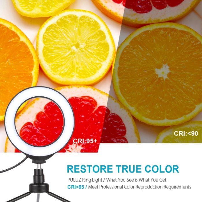 Набір блогера Puluz Ring USB LED lamp PU378 6.2" (PU378) зображення 4