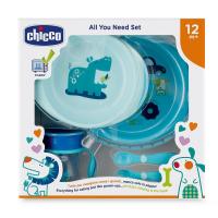 Набор детской посуды Chicco Meal Set 12 м+ голубой (16201.20) изображение 8