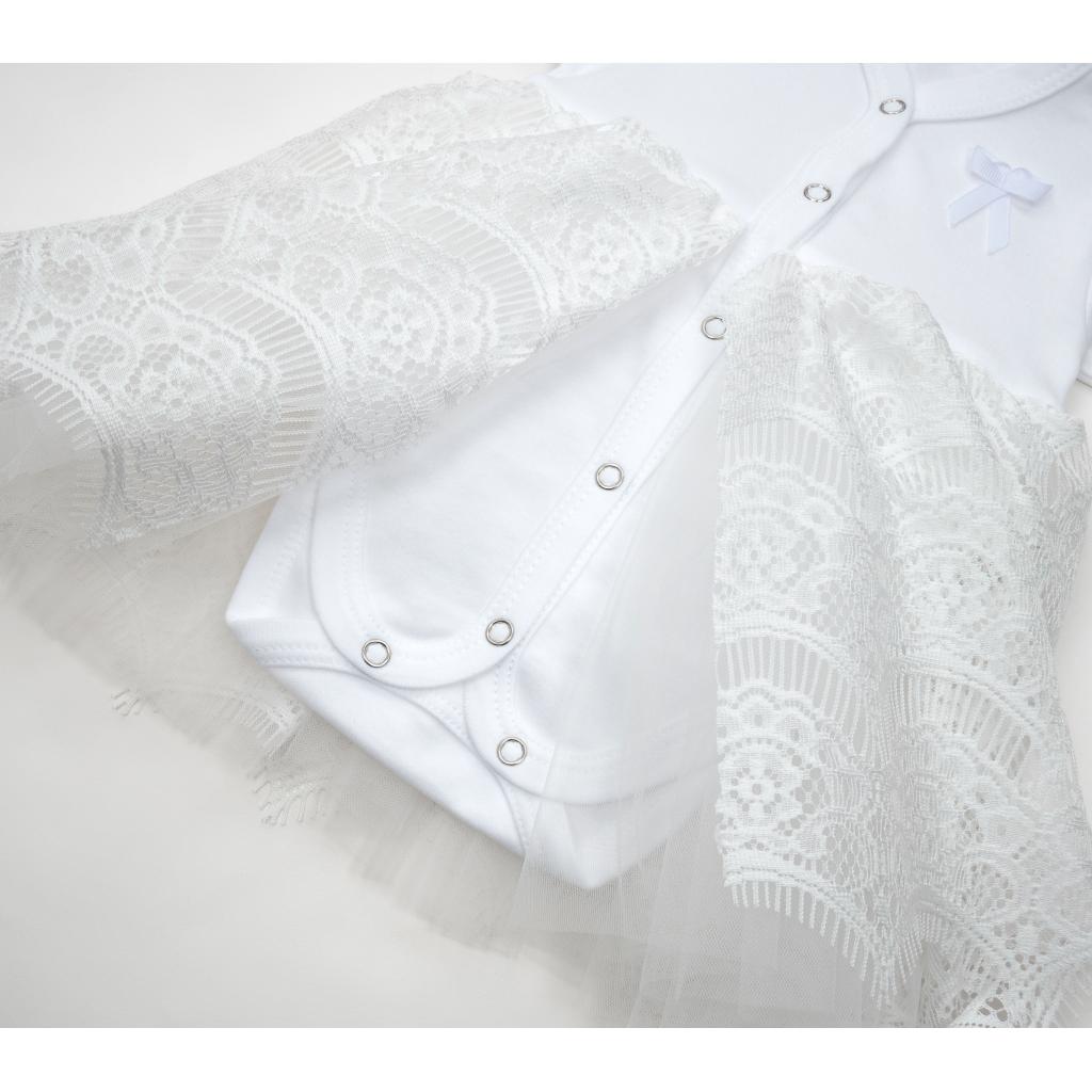 Набор детской одежды ТМ Баранчик БО для Хрещення (076-11-62G-white) изображение 7