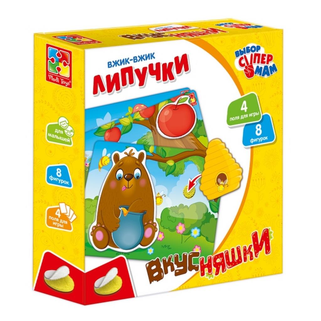 Розвиваюча іграшка Vladi Toys Вжик-вжик Липучки Вкусняшки рос (VT1302-22)