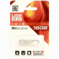 USB флеш накопитель Mibrand 16GB Irbis Silver USB 2.0 (MI2.0/IR16U3S) изображение 2
