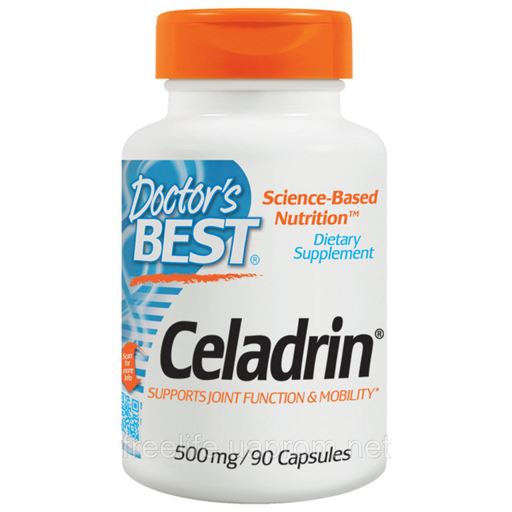 Жирные кислоты Doctor's Best Целадрин, Celadrin, 500 мг, 90 капсул (DRB-00137)