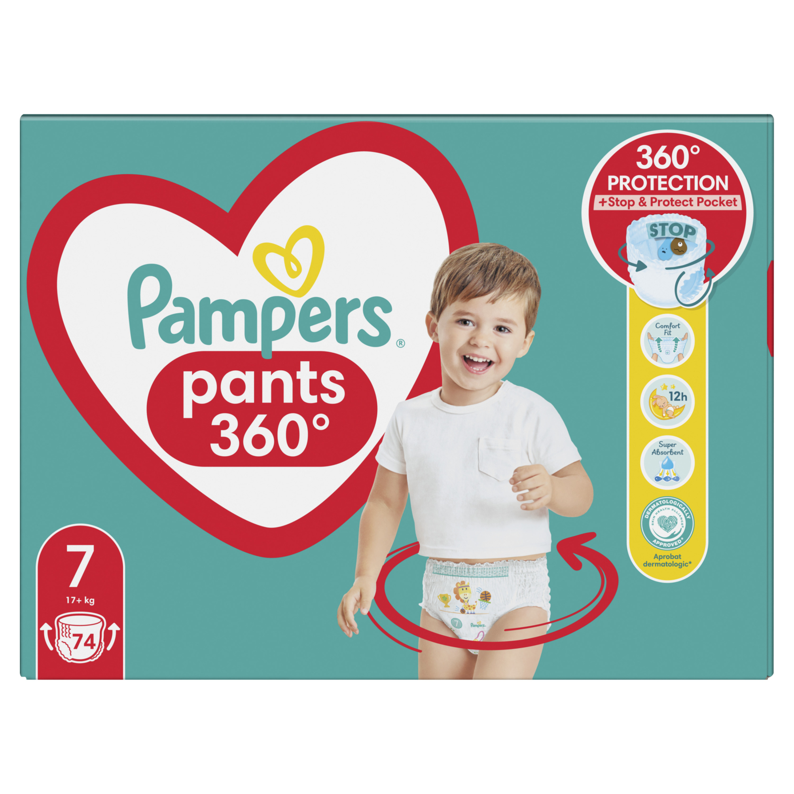 Підгузки Pampers трусики Pants Giant Plus Розмір 7 (17+ кг) 38 шт. (8006540069387) зображення 2