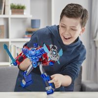 Трансформер Hasbro Transformers Кібервсесвіт Battle call officer Оптимус Прайм (E8228_E8380) зображення 6