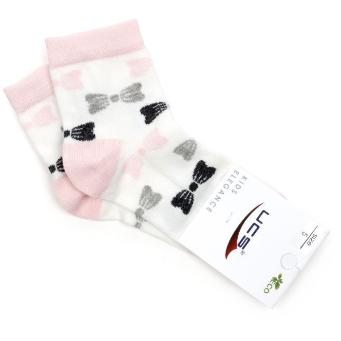 Носки детские UCS Socks с бантиком (M0C0101-2119-1G-pink)