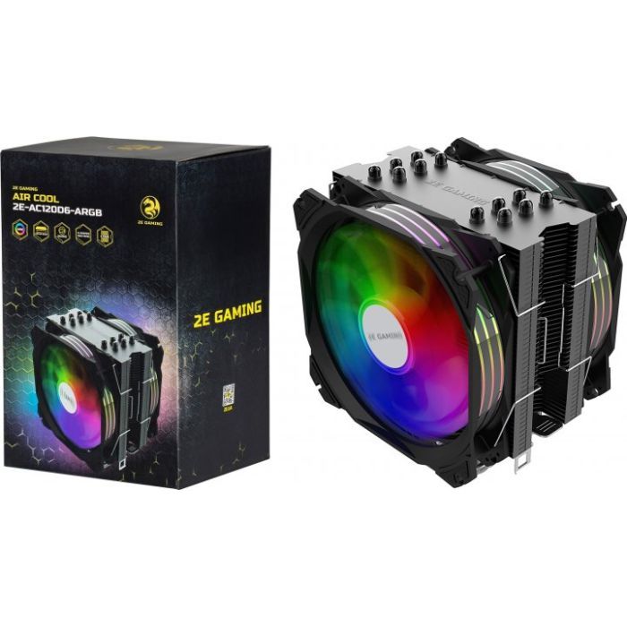 Кулер для процессора 2E GAMING AIR COOL (2E-AC120D6-ARGB) изображение 10