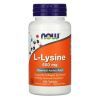 Аминокислота Now Foods L-Лизин, L-Lysin, 500 мг, 100 таблеток (NF0100)