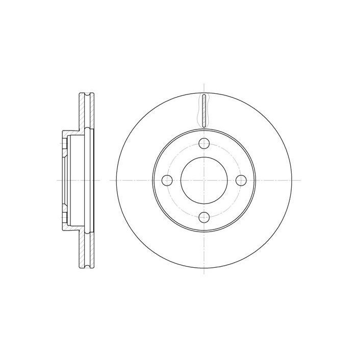 Тормозной диск REMSA 6185.10