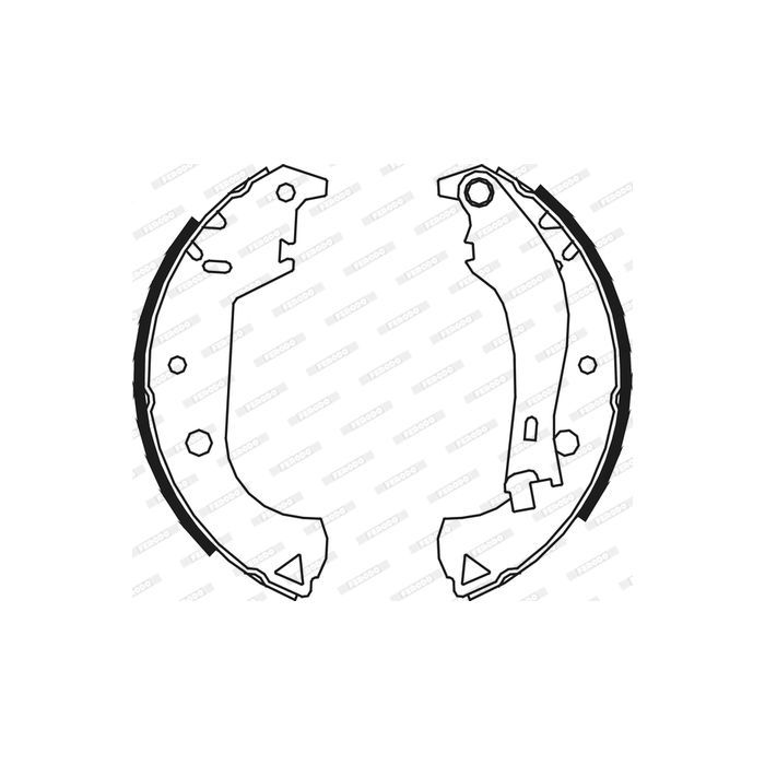 Гальмівні колодки FERODO FSB604 зображення 3