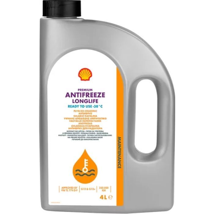 Антифриз Shell Premium LL 4л (готовий G12+ черв.) (5938)