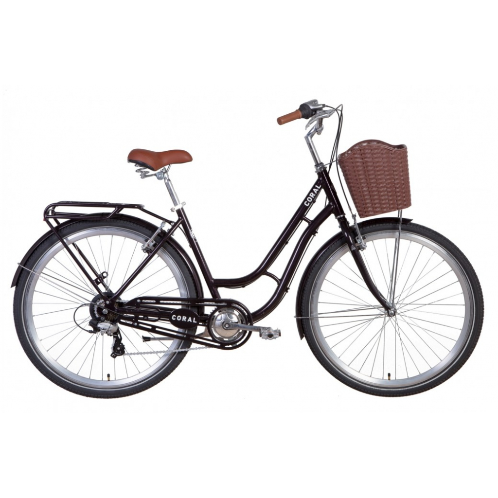 Велосипед Dorozhnik 28" CORAL рама-19" 2021 Burgundy (OPS-D-28-216)