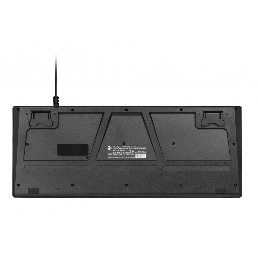 Клавиатура 2E KС1030 Smart Card USB Black (2E-KC1030UB) изображение 3