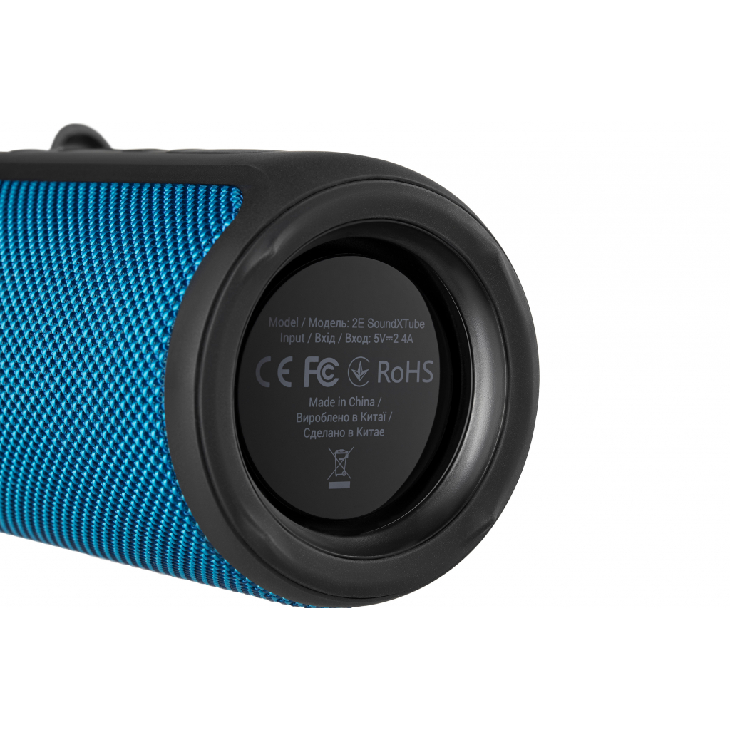 Акустична система 2E SoundXTube TWS MP3 Wireless Waterproof Grey (2E-BSSXTWGY) зображення 8