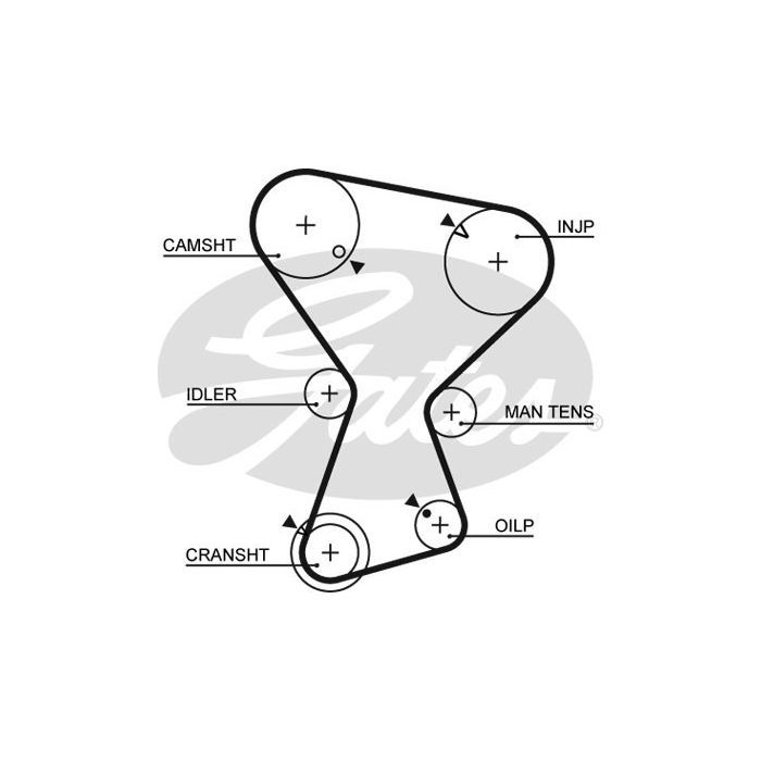 Ремень ГРМ Gates 5072