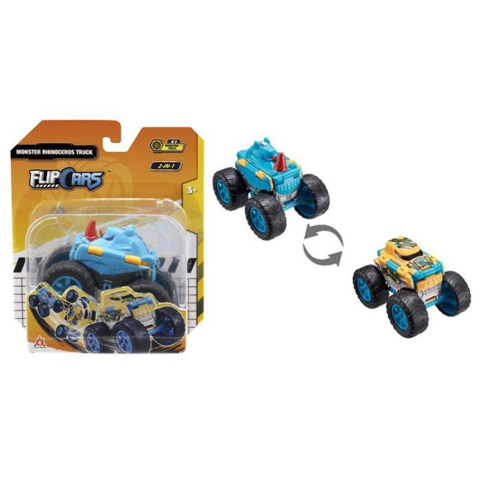 Машина Flip Cars 2 в 1 Монстр-трак Носорог (EU463875A-03)