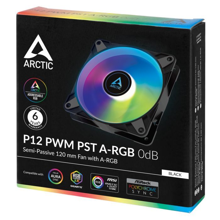 Кулер до корпусу Arctic P12 PWM PST A-RGB (ACFAN00231A) зображення 4