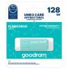 USB флеш накопитель Goodram 128GB UME3 Care Green USB 3.2 (UME3-1280CRR11) изображение 3