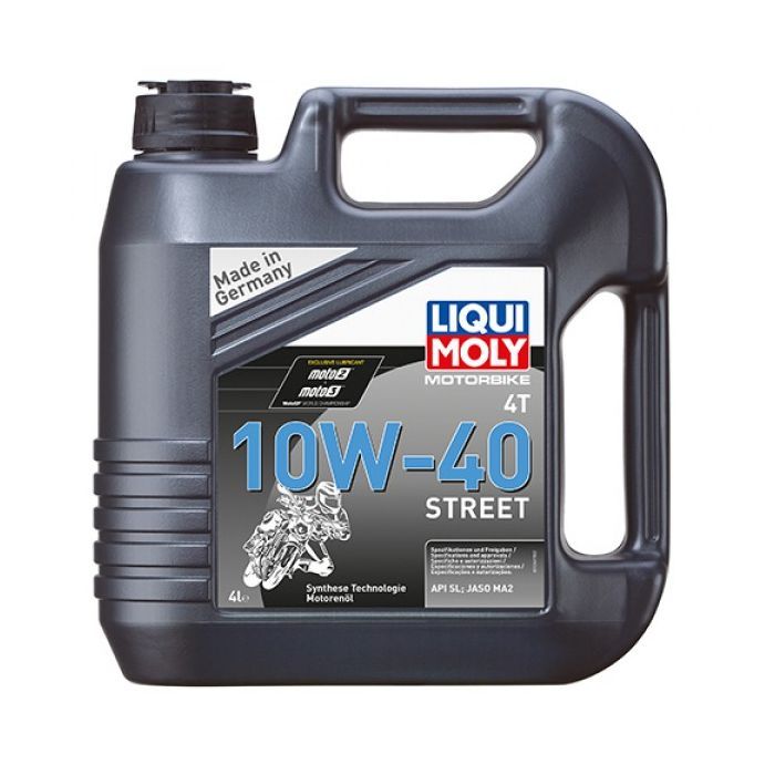 Моторное масло Liqui Moly Motorbike 4T 10W-40 Street 4л. (7512)