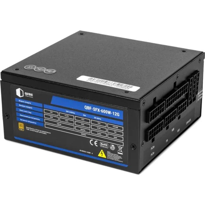 Блок питания Qube 600W (QBF-SFX-600W-12G) изображение 2