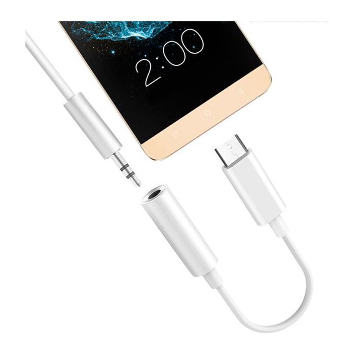 Переходник Lapara USB Type-C Male - Audio AUX mini jack 3,5 mm Female (LA-Type-C-Audio-3.5mm white) изображение 5