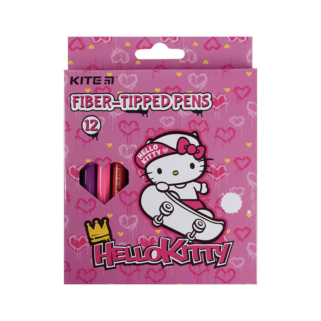 Фломастери Kite Hello Kitty , 12 кольорів (HK21-047)