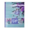 Канцелярская книга Buromax А4 ROMANTIC, 96 листов, клетка, бирюзовая (BM.2400-306)