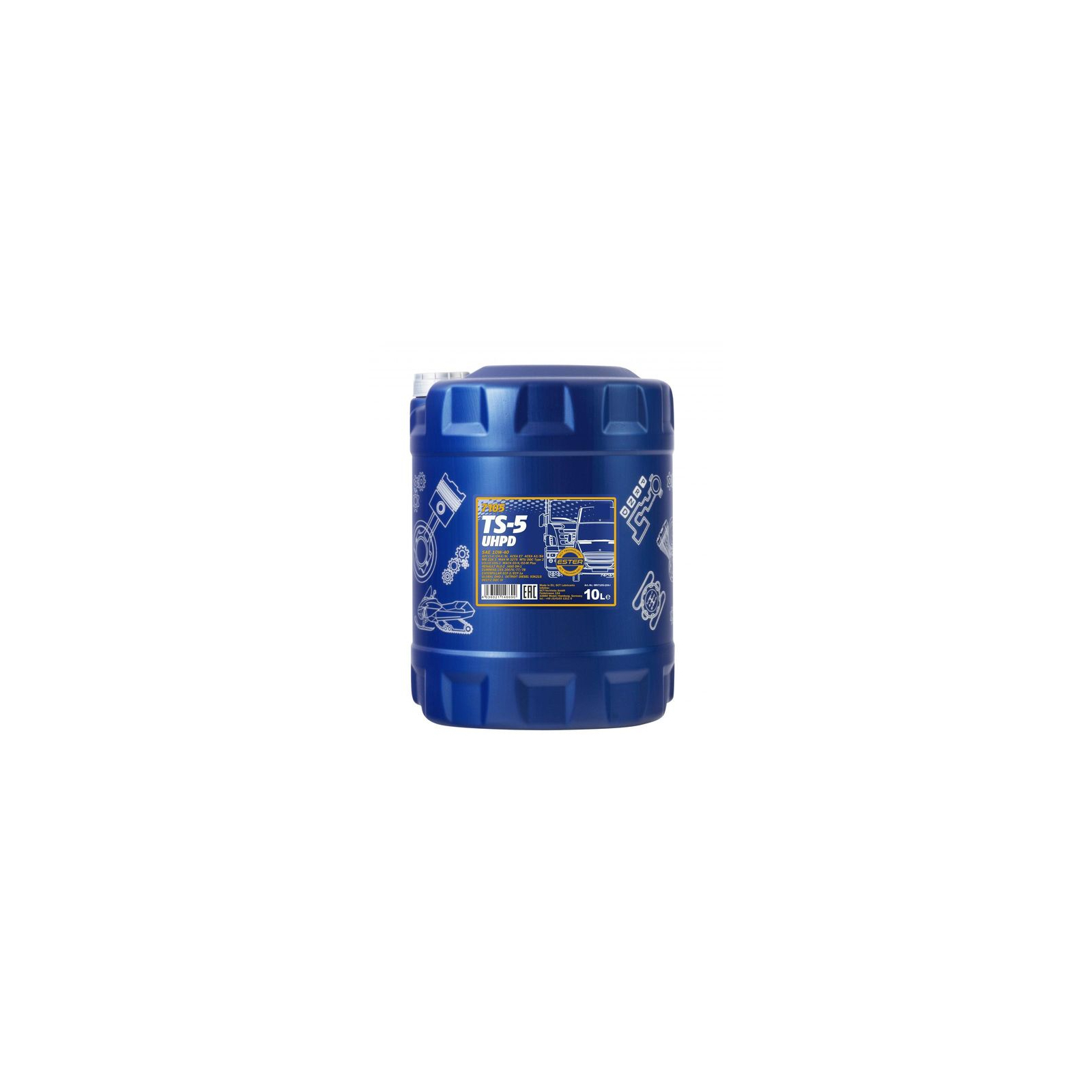 Моторное масло Mannol TS-5 UHPD 5л10W-40 (MN7105-5) изображение 2