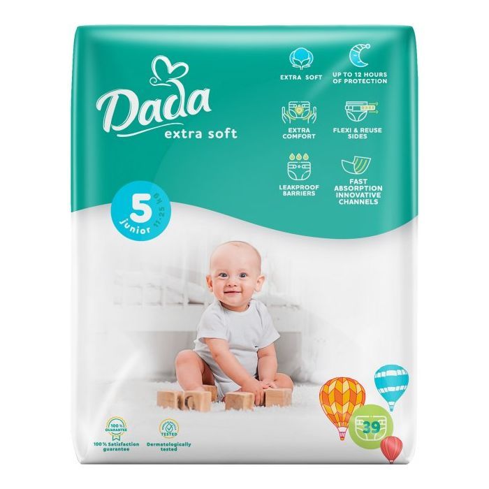 Подгузники Dada Extra Soft 5 (11-25 кг) 39 шт (4823071646429_4820174980818)