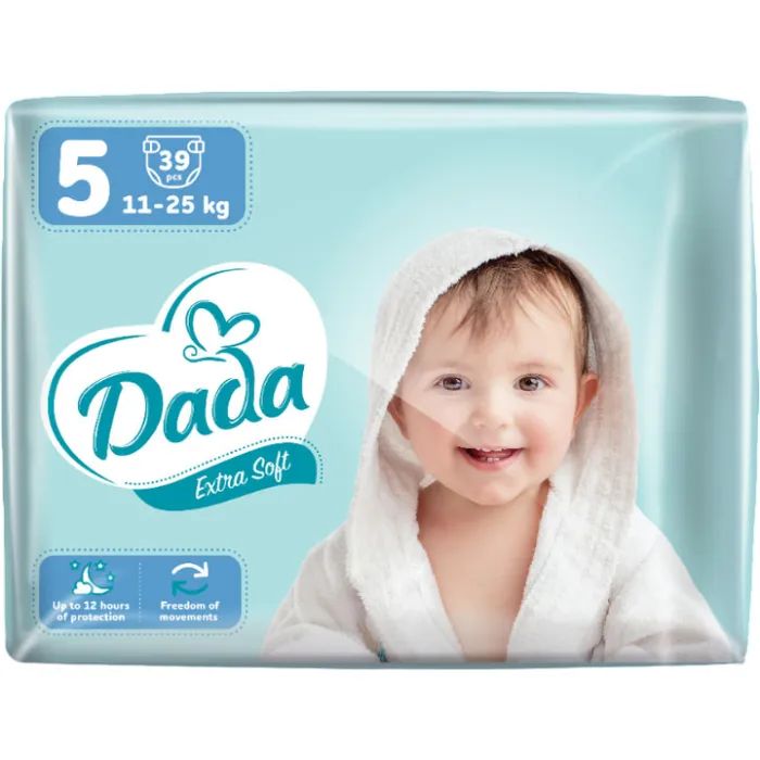 Підгузки Dada Extra Soft 5 (11-25 кг) 39 шт (4823071646429_4820174980818)