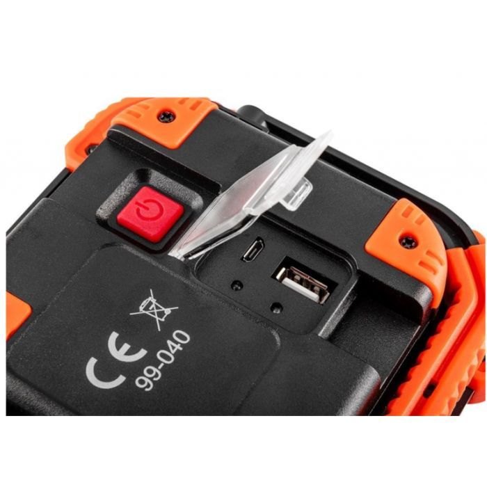 Прожектор Neo Tools акумулятор, 2600мАг, 3.7 Li-ion, 10 Вт + 3 Вт, 750+ 250 люме (99-040) зображення 3