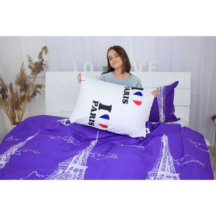 Постільна білизна MirSon Бязь Premium 19-0426 Fucsia 2х160х220 (2200001706552) зображення 5