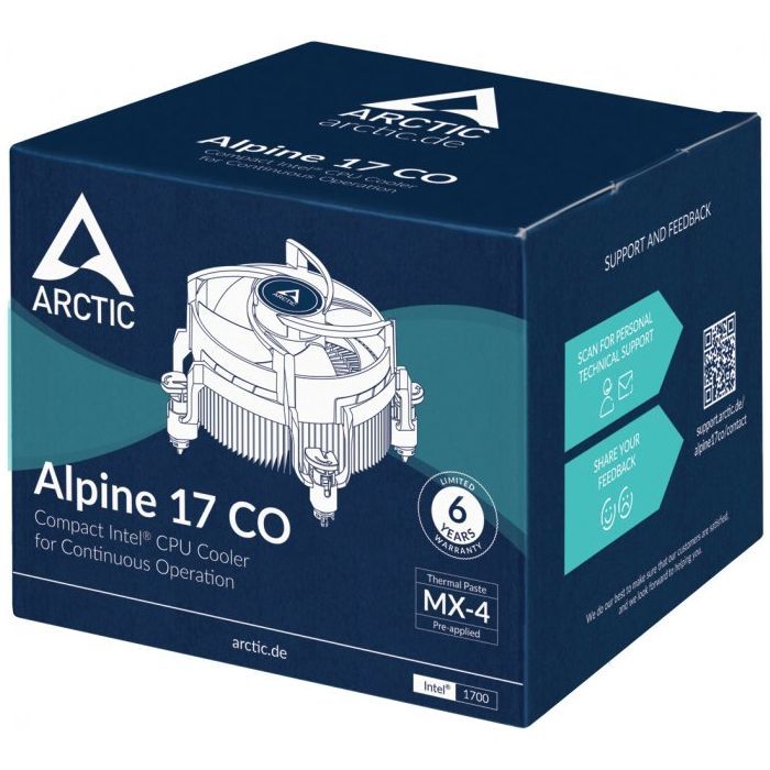 Кулер для процессора Arctic Alpine 17 CO (ACALP00041A) изображение 7