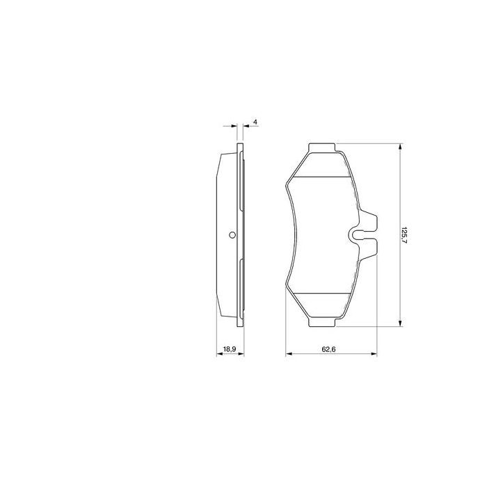 Гальмівні колодки Bosch 0 986 424 516 зображення 2