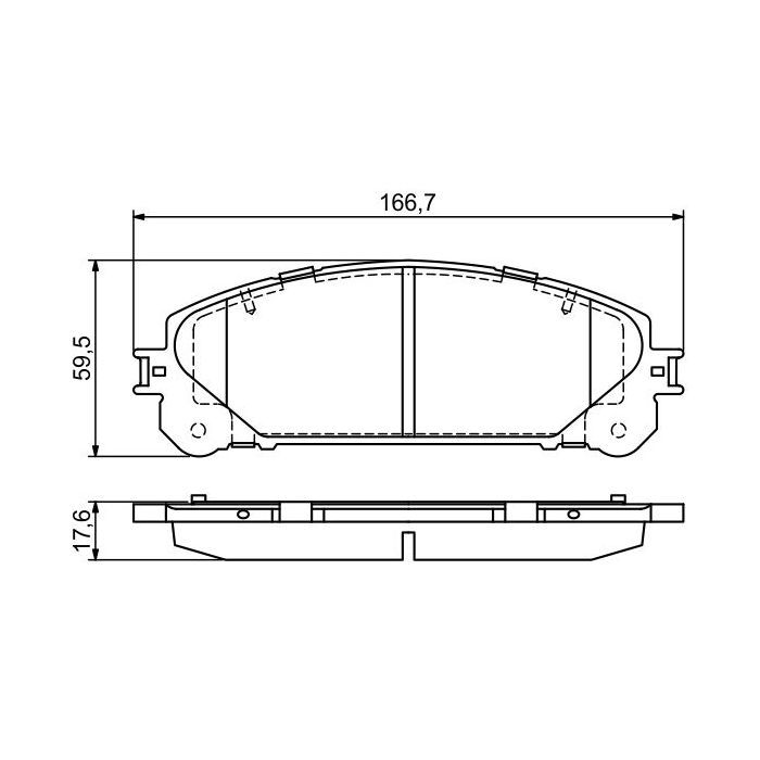 Гальмівні колодки Bosch 0 986 494 686 зображення 2
