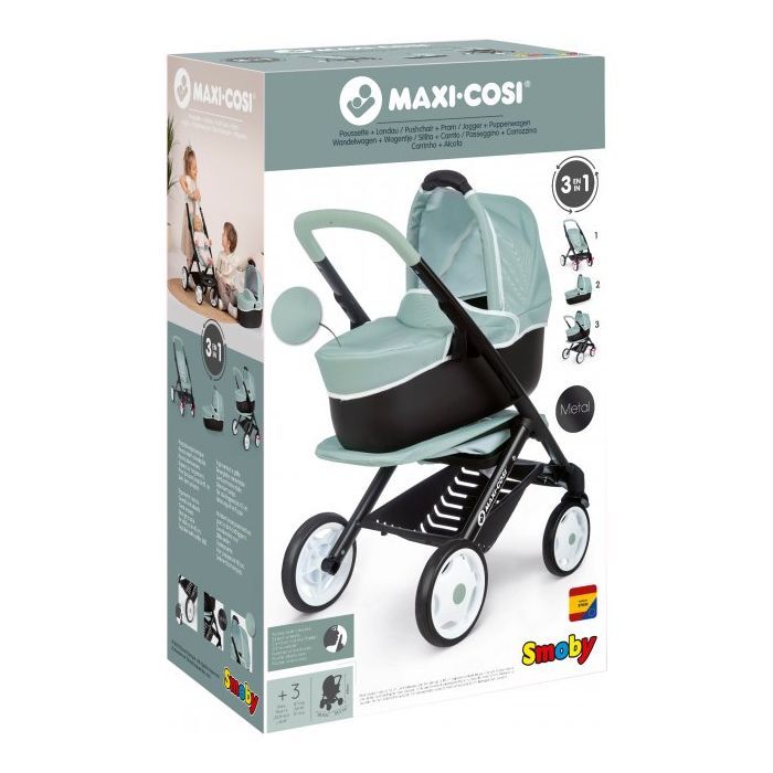 Коляска для кукол Smoby Maxi-Cosi&Quinny 3 в 1 Мятная (253120) изображение 2