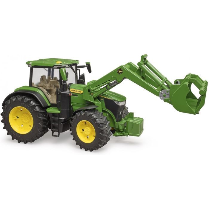 Спецтехника Bruder трактор John Deere 7R 350 с погрузчиком (03151) изображение 4