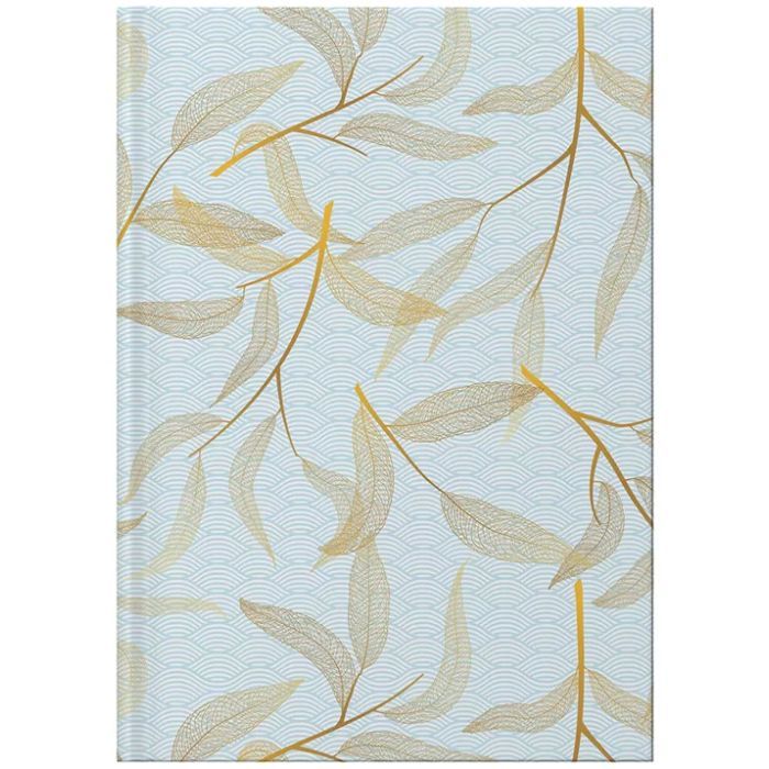 Канцелярська книга Axent Waves А4, 96 аркушів, клітинка, блакитна (8422-560-A)