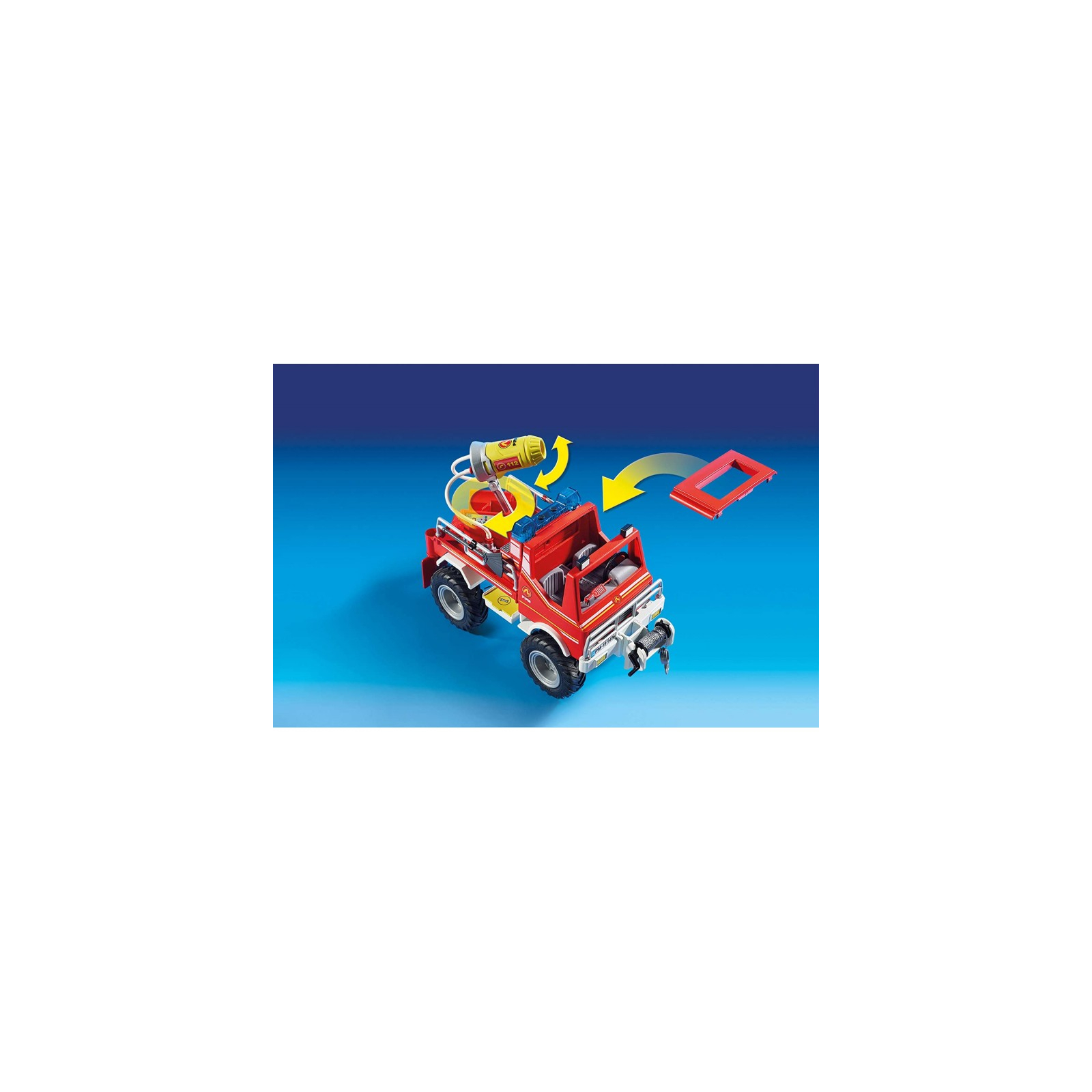 Конструктор Playmobil City action Пожарная машина с водяной пушкой (9466) изображение 4