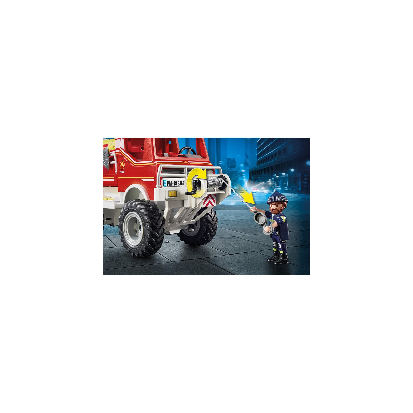 Конструктор Playmobil City action Пожарная машина с водяной пушкой (9466) изображение 6