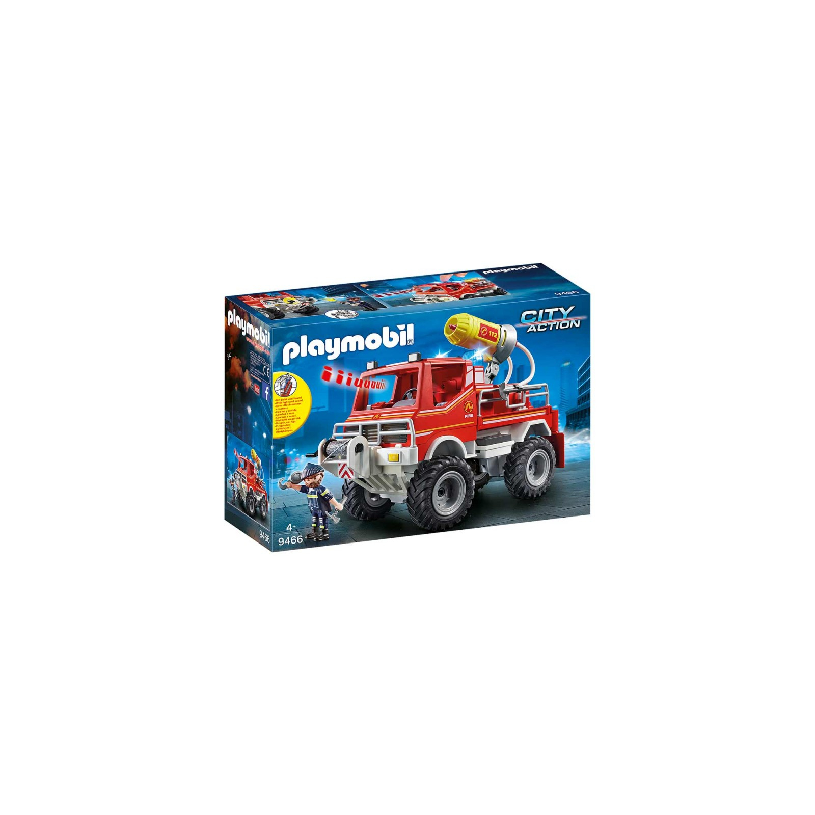Конструктор Playmobil City action Пожарная машина с водяной пушкой (9466)