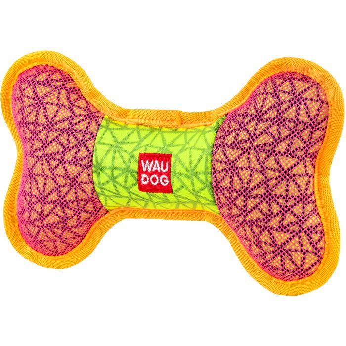 Игрушка для собак WAUDOG Fun Кость 20х12 см розовая (62087) изображение 2