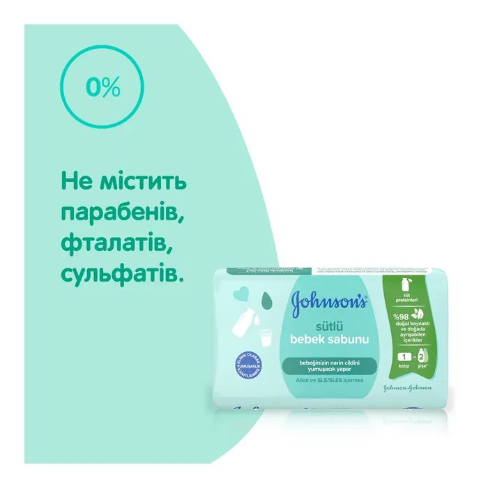 Дитяче мило Johnson’s baby з молоком 90 г х 6 шт. (3574661642826) зображення 8