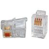 Коннектор RJ11 4P4С, уп. 100шт Eserver (WT-6001B)
