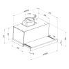 Витяжка кухонна Pyramida TL 60 (1100) WH T зображення 12