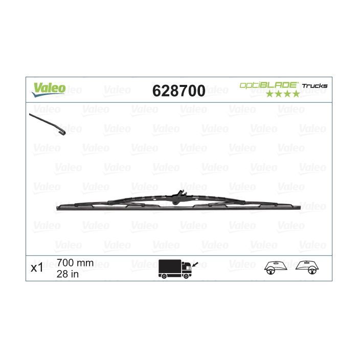 Щетка стеклоочистителя Valeo 628700