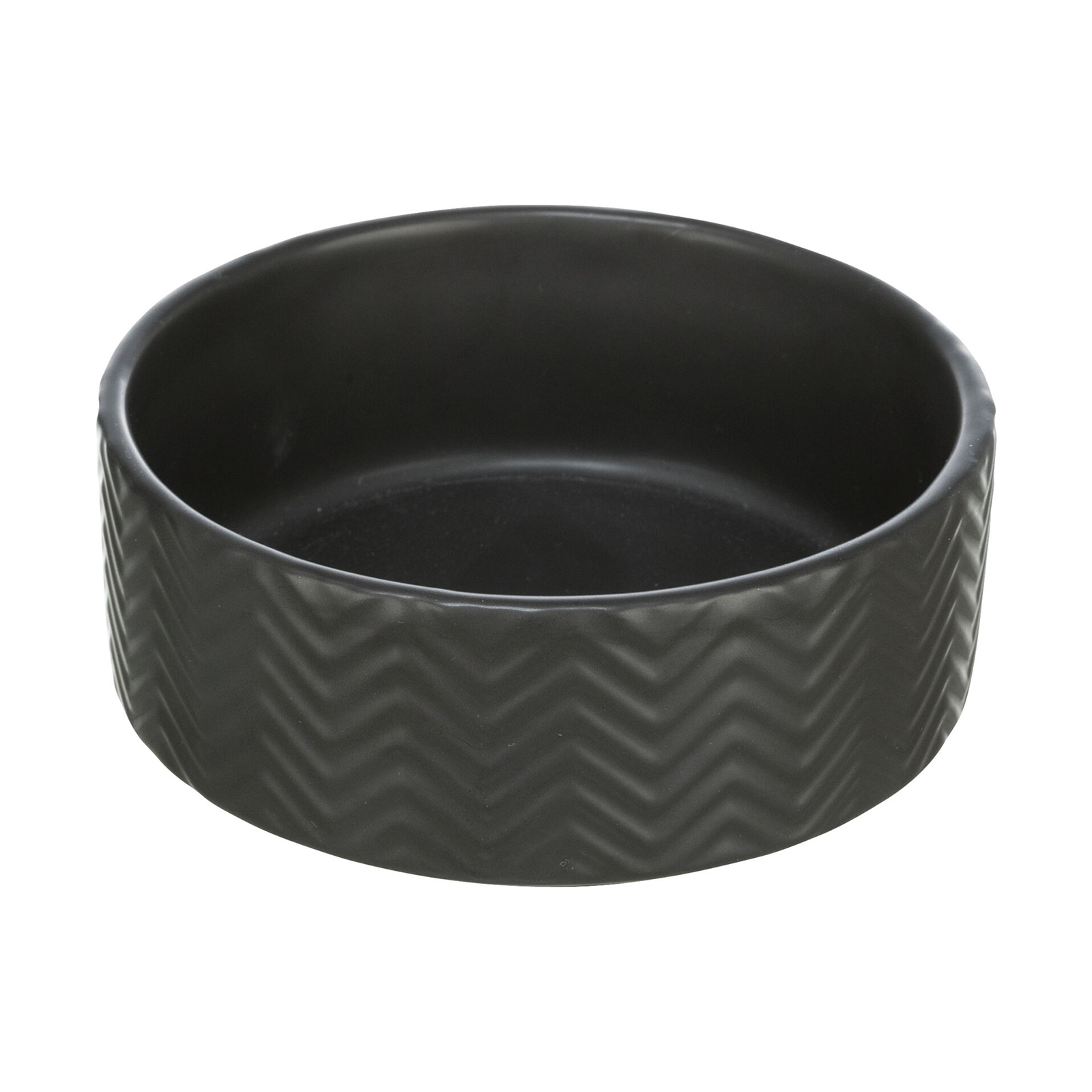 Посуда для собак Trixie Миска керамическая 900 мл/16 см (черная) (4047974250211)